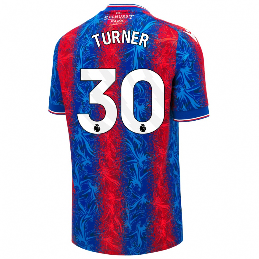 Kinder Matt Turner #30 Rot Blauen Streifen Heimtrikot Trikot 2024/25 T-Shirt Schweiz