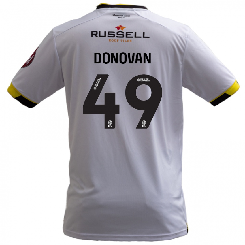 Kinder Romelle Donovan #49 Weiß Auswärtstrikot Trikot 2024/25 T-Shirt Schweiz