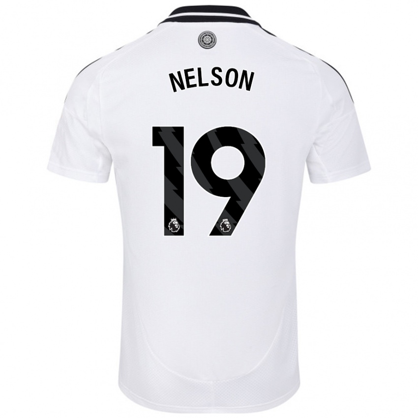 Herren Reiss Nelson #19 Weiß Heimtrikot Trikot 2024/25 T-Shirt Schweiz