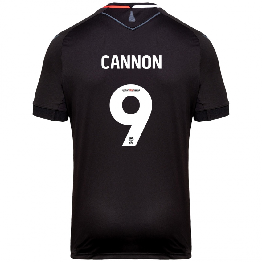 Homme Maillot Thomas Cannon #9 Noir Tenues Extérieur 2024/25 T-Shirt Suisse