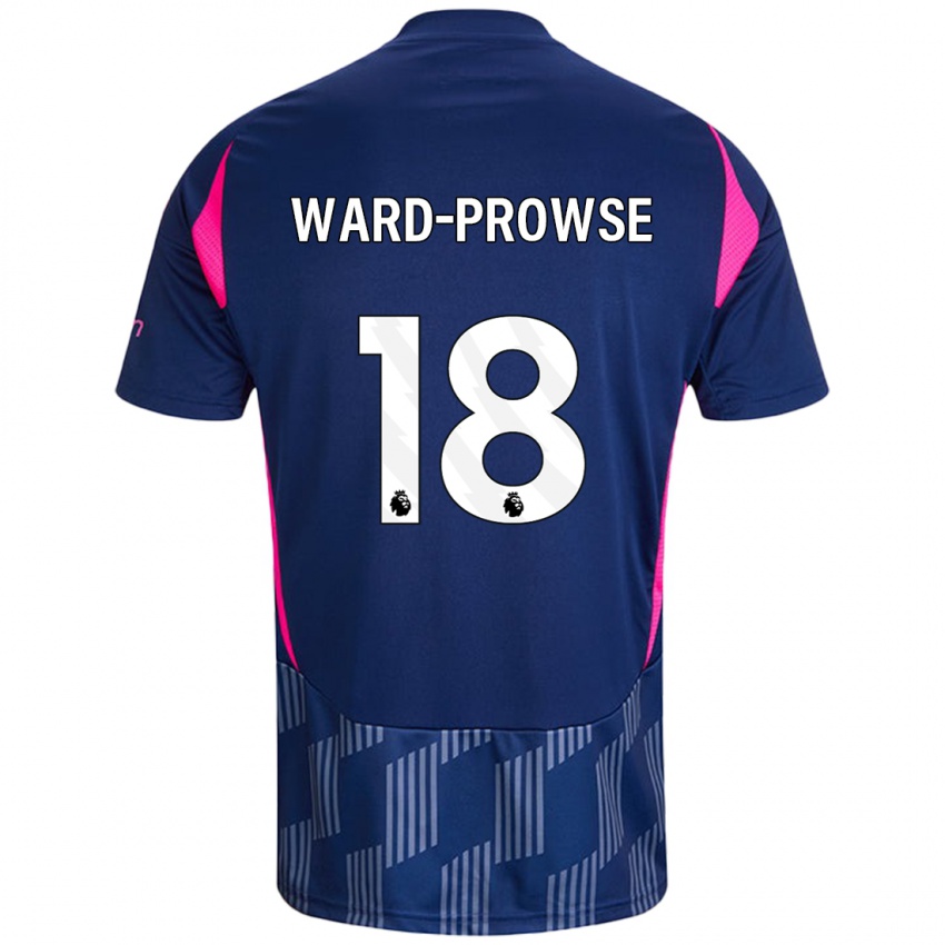 Femme Maillot James Ward-Prowse #18 Bleu Royal Rose Tenues Extérieur 2024/25 T-Shirt Suisse