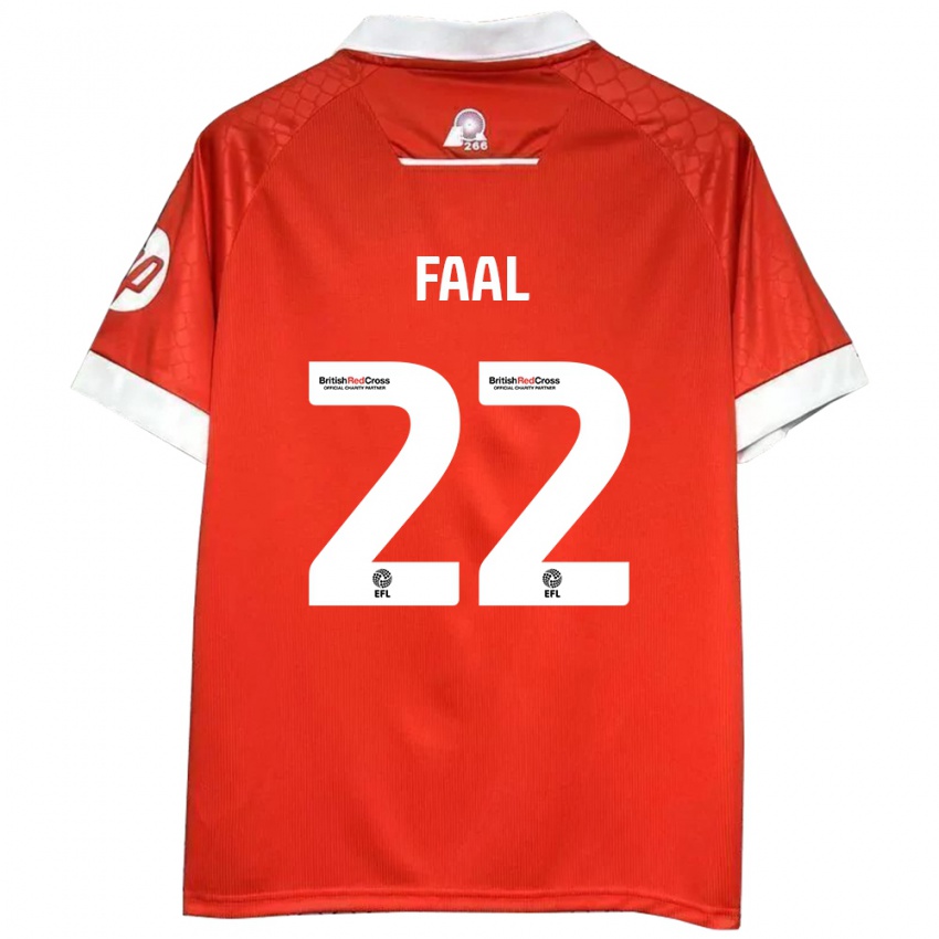 Damen Mo Faal #22 Rot Weiß Heimtrikot Trikot 2024/25 T-Shirt Schweiz