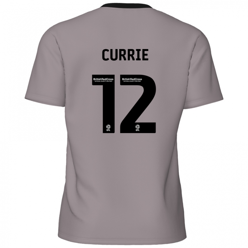 Damen Jack Currie #12 Grau Auswärtstrikot Trikot 2024/25 T-Shirt Schweiz