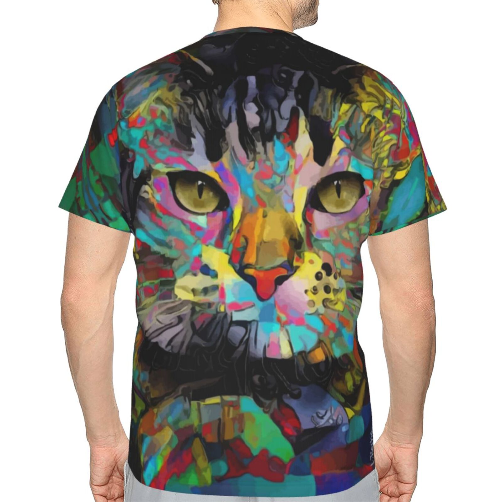 Sadhu Katze Medien Mischen Elemente Klassisch Schweiz T-shirt