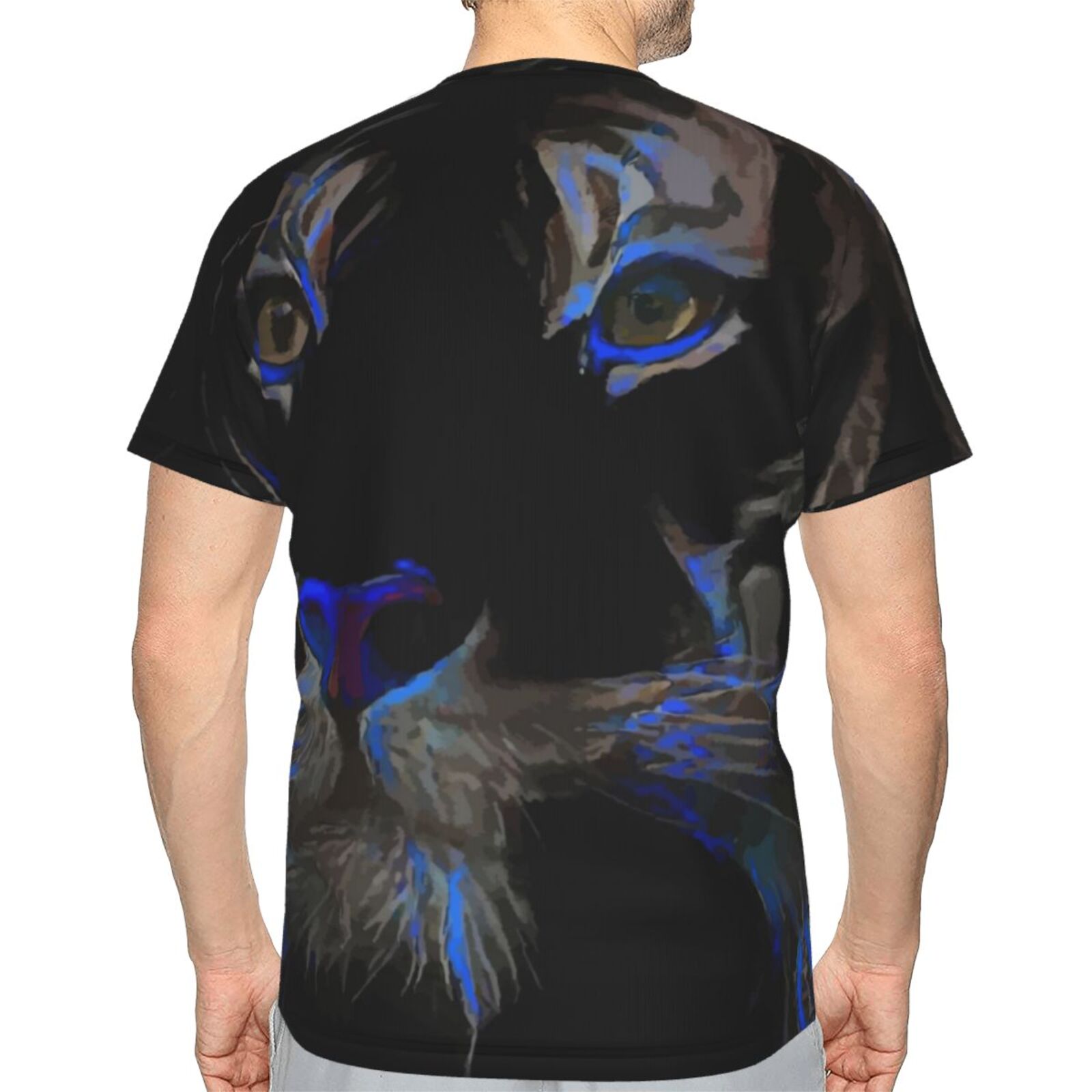 Tzaryo Tiger Medien Mischen Elemente Klassisch Schweiz T-shirt